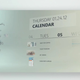 Así se verán el flujo de trabajos en el calendario de Fluente Design. Microsoft